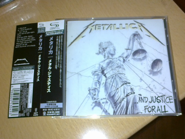 Metallica And Justice For All (Japan SHM CD) OBI