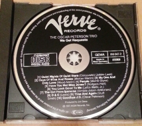 Oscar Peterson Trio 西德銀圈版, Black Face 頭版  **SOLD**