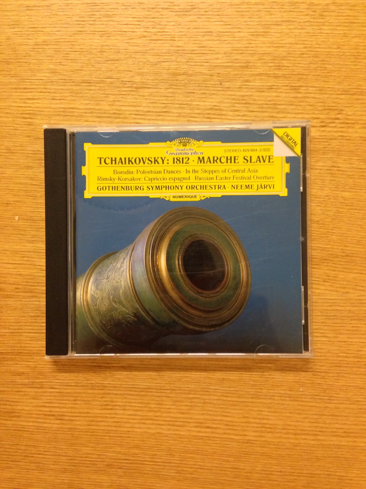 Neeme Jarvi: Tchaikovsky 1812 Overture etc (1 CD) (SOLD 已售)