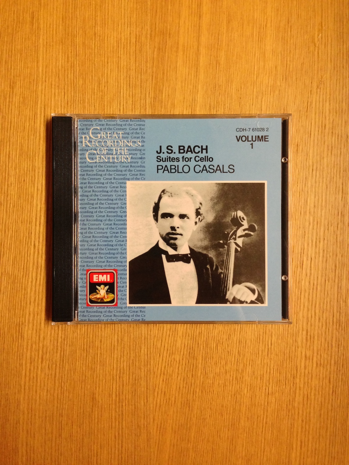 Pablo Casals - JS Bach - Suites 1-3 for Cello Solo (SOLD 已售)