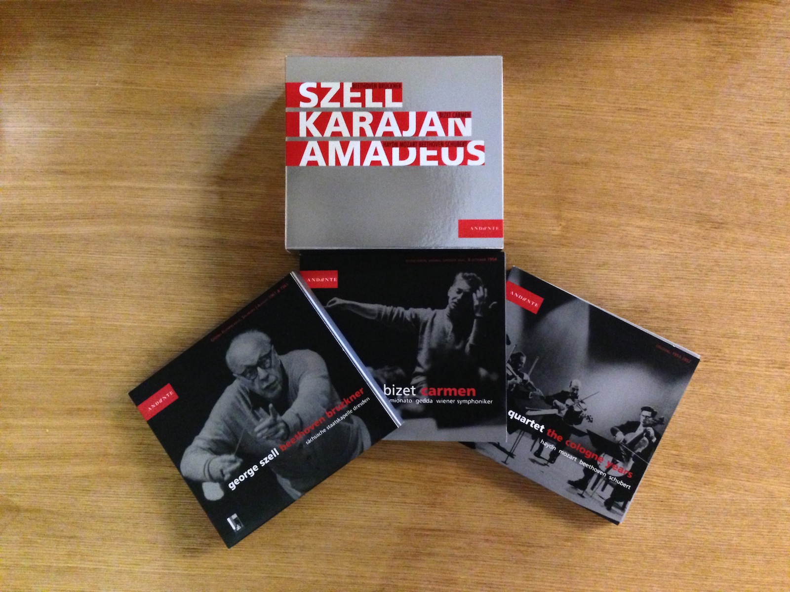 Szell, Karajan, Amadeus Quartet (6CD) (SOLD 已售)