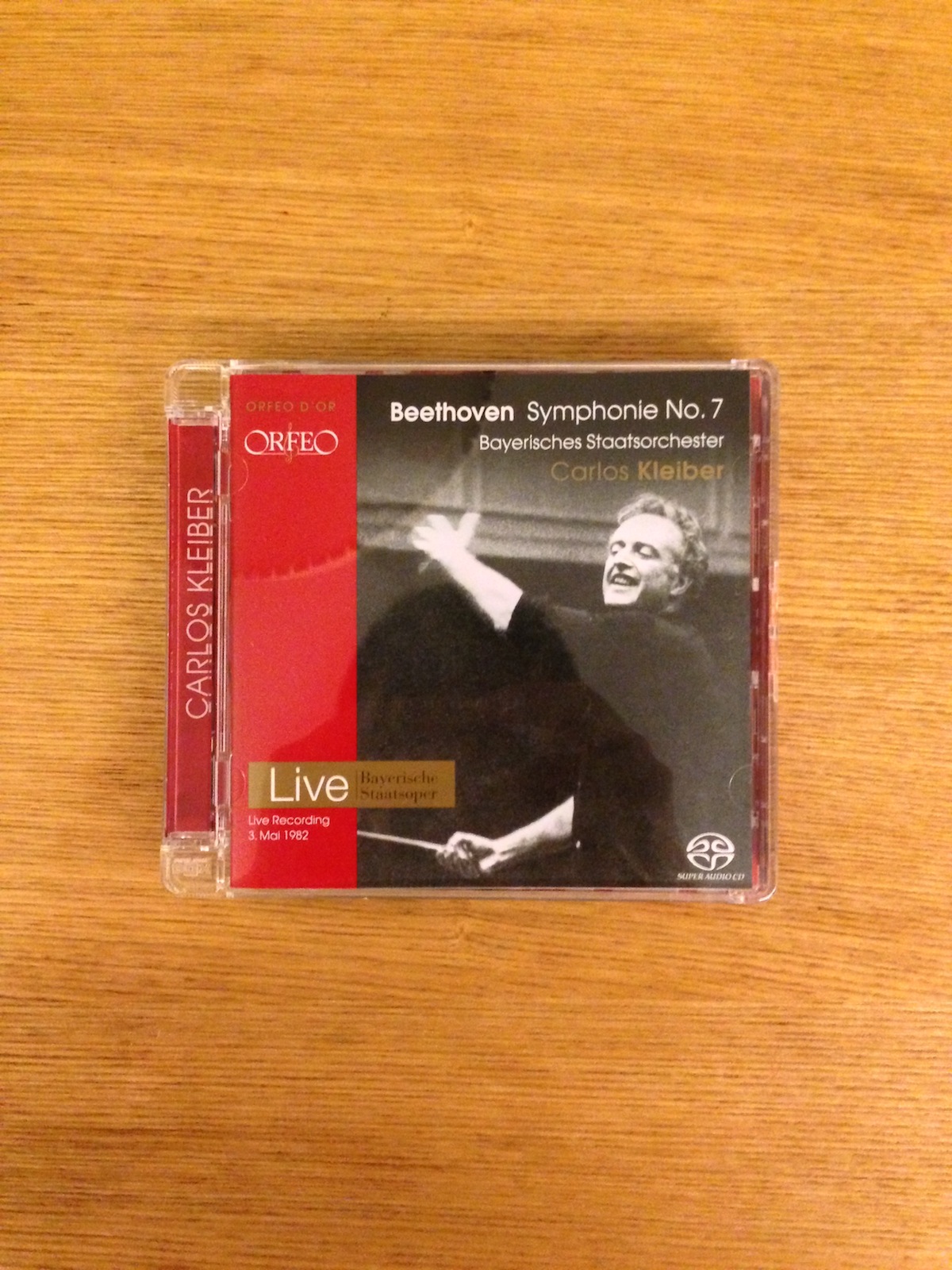 Carlos Kleiber - Beethoven's Symphony no. 7 (SACD Hybrid) (SOLD 已售)