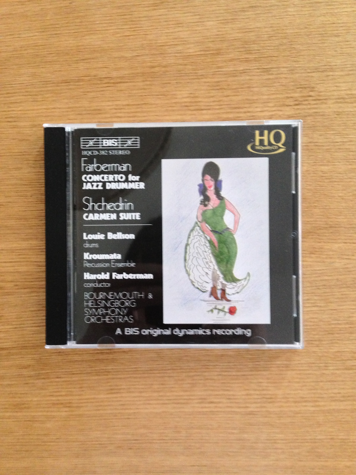 Faberman: Jazz Drummer Concerto; Bizet/Shchedrin: Carmen Suite (HDCD) (SOLD 已售)