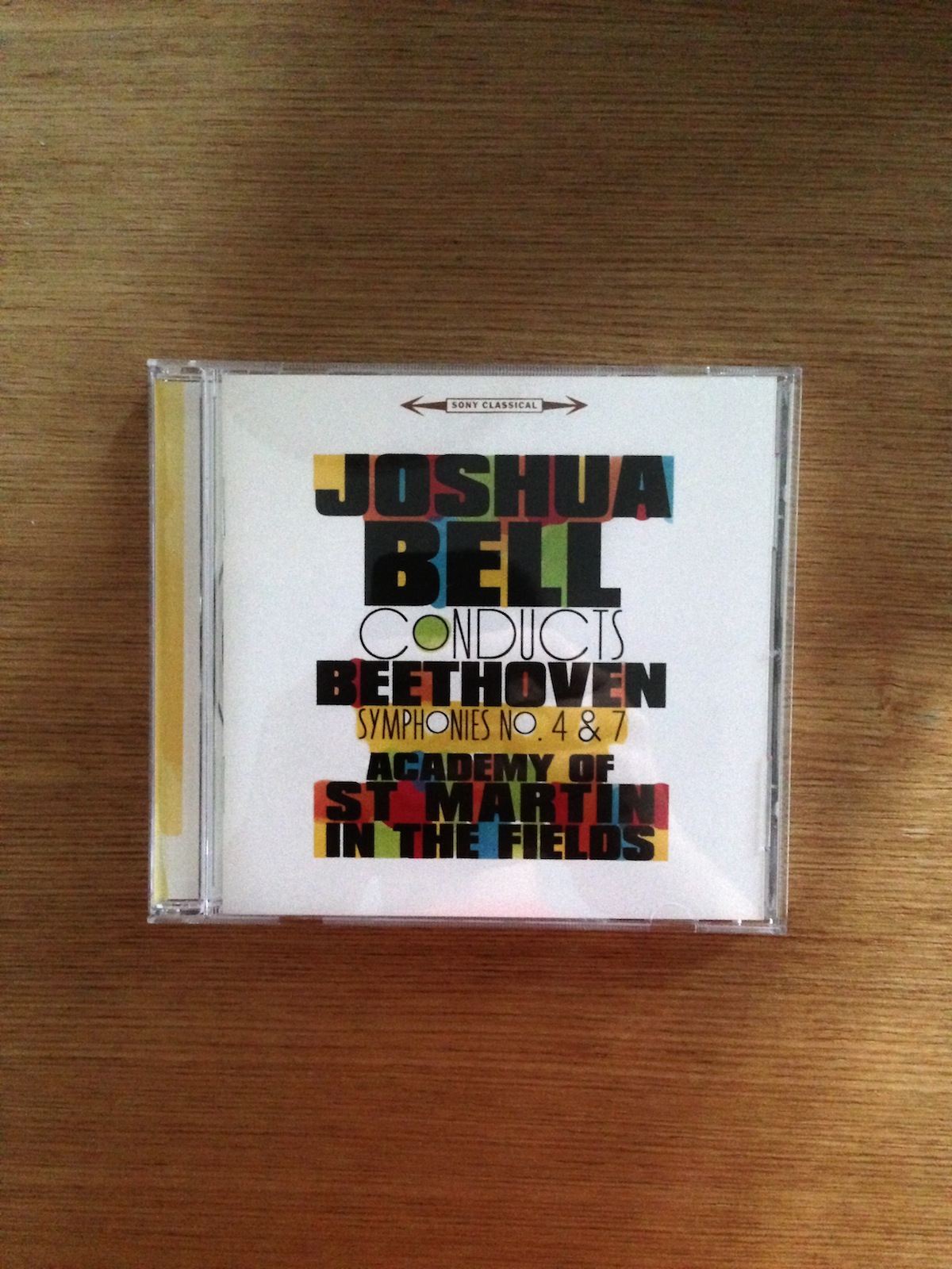 Joshua Bell conducts Beethoven Symphonies Nos 4 & 7 (US version) (SOLD 已售)