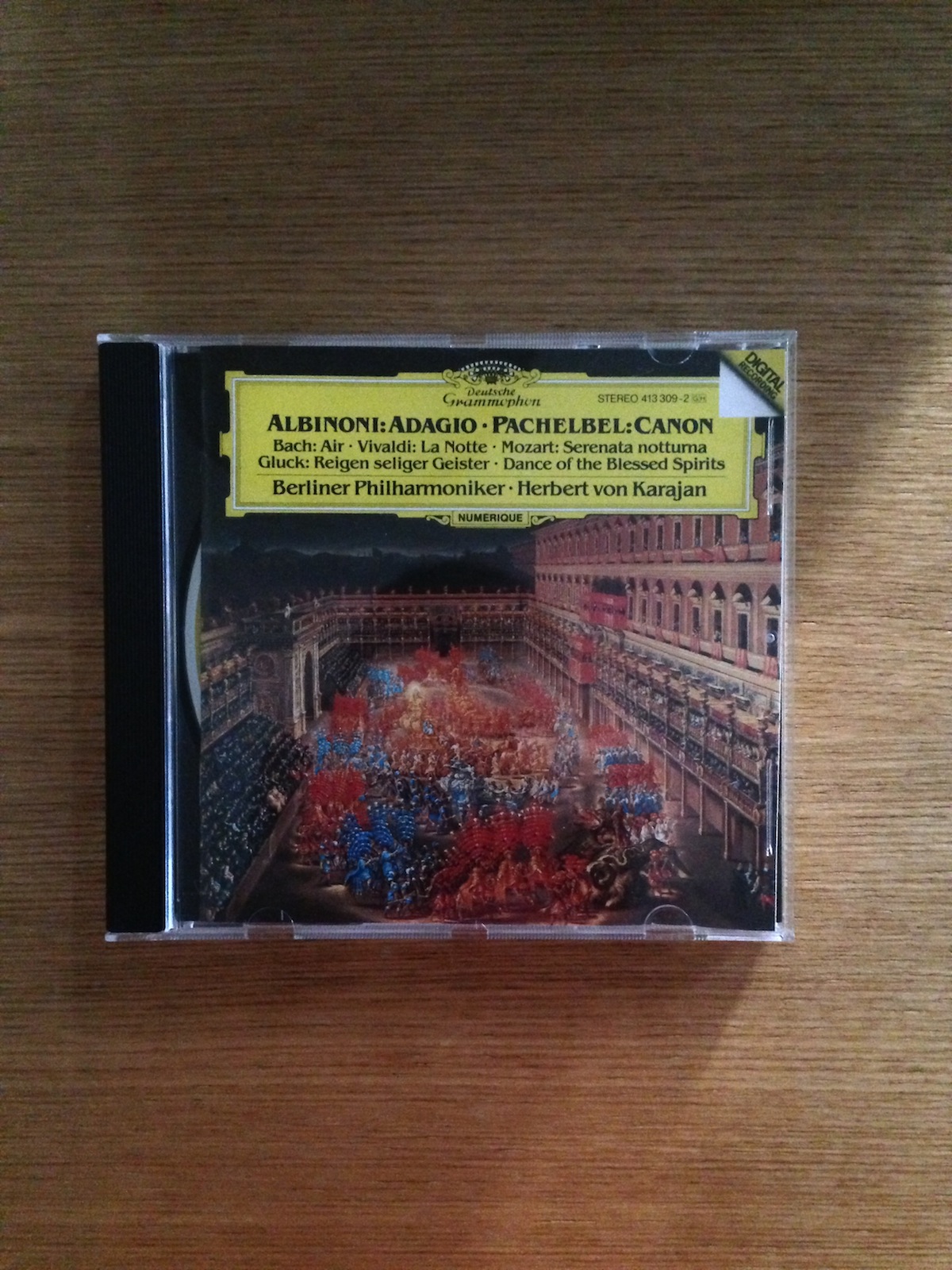 Karajan, Berliner Philharmoniker - Albinoni: Adagio, Pachelbel: Canon, Bach: Air etc (SOLD 已售)