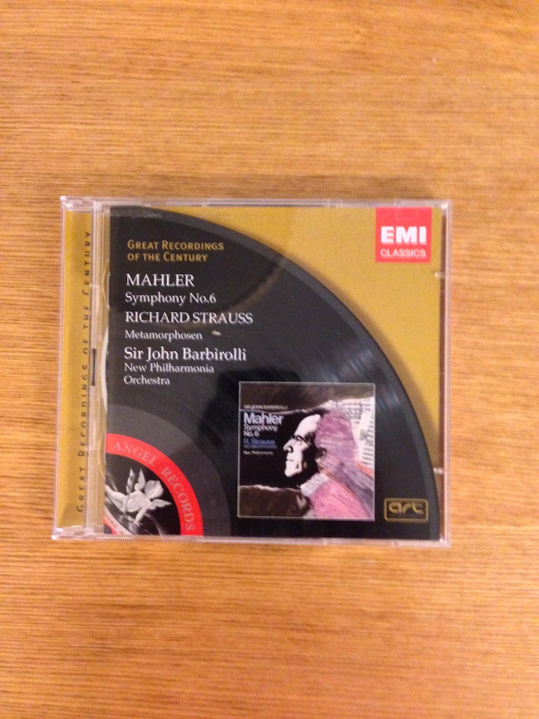 Barbirolli - Mahler Symphony No. 6 and Strauss Metamorphosen (2CD) (美版) (SOLD 已售)