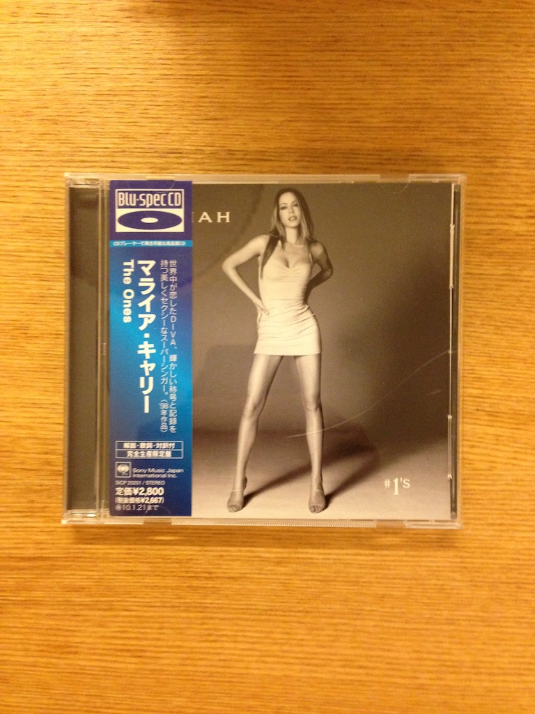 Mariah Carey - #1's (Blu-Spec CD, 日版) (SOLD 已售)