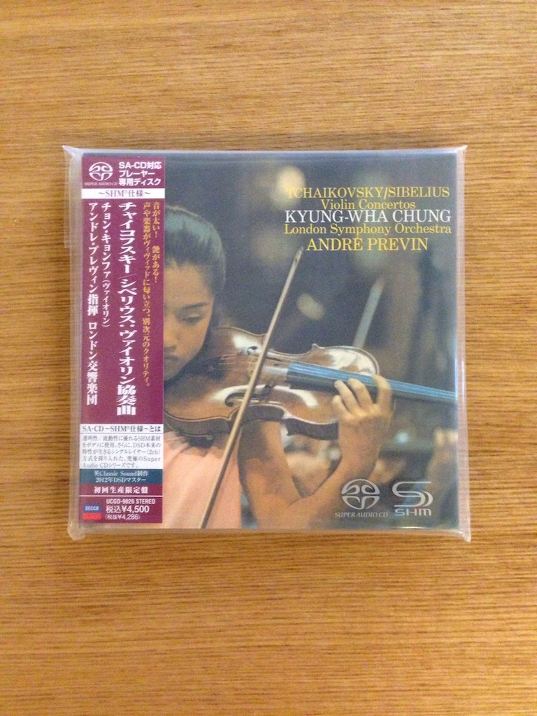 鄭京和 - Tchaikovsky/Sibelius Violin Concerto (SHM-SACD Single Layer) (SOLD 已售)