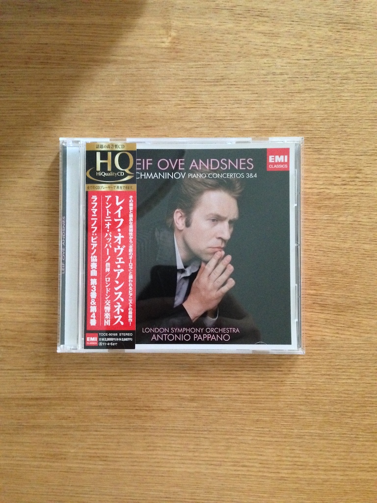 Leif ove Andsnes - Rachmaninov Piano Concerto 3&4 (HQCD, 日版)