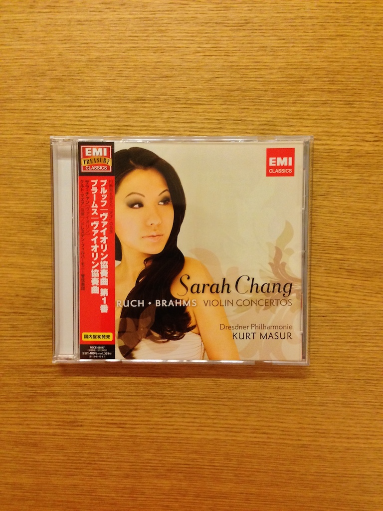Sarah Chang - Bruch, Brahms - Violin Concertos (日版) (SOLD 已售)