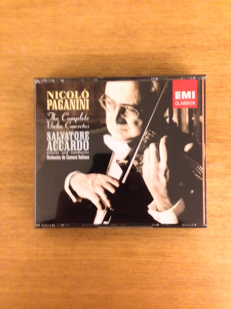 Salvatore Accardo - Paganini Complete Violin Concertos (3CD 日版) (SOLD 已售)
