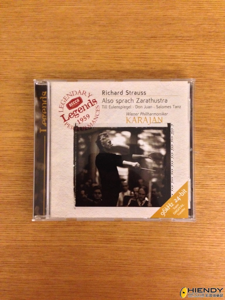 Karajan - Richard Strauss' Also sprach Zarathustra etc (SOLD 已售)