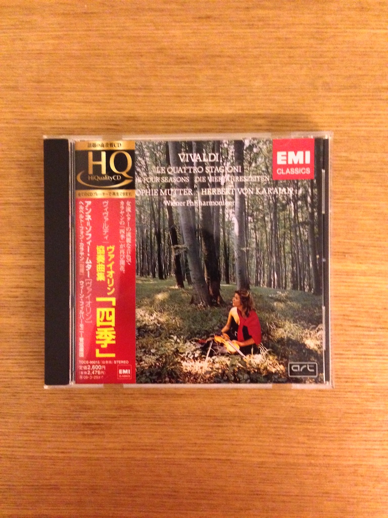 Mutter, Karajan, BPO - Vivaldi Four Seasons (HQCD 日版) (SOLD 已售)
