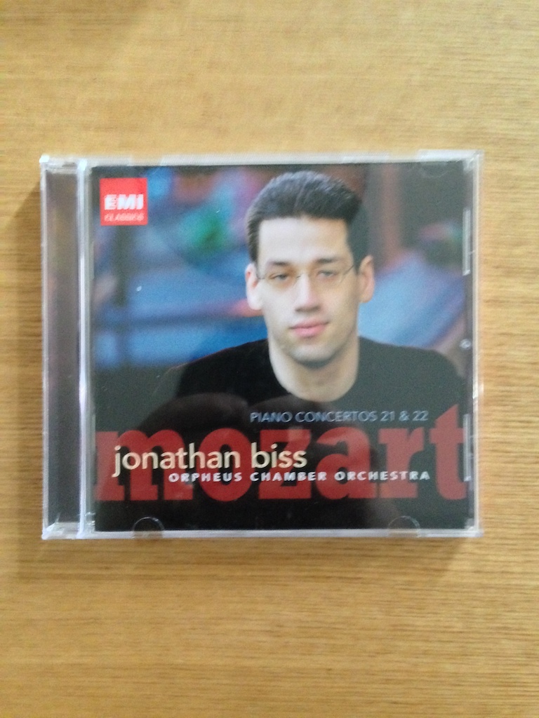 Jonathan Biss - Mozart Piano Concerto No. 21 & 22 (美版) (SOLD 已售)