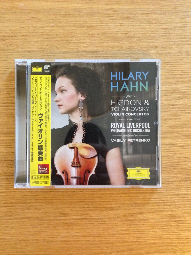 Hilary Hahn - Higdon & Tchaikovsky Violin Concertos (SMHCD 日版) (SOLD 已售)