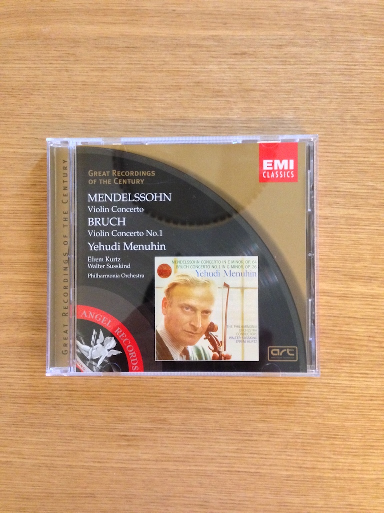 Menuhin - Mendelssohn, Bruch Violin Concertos (美版) (SOLD 已售)