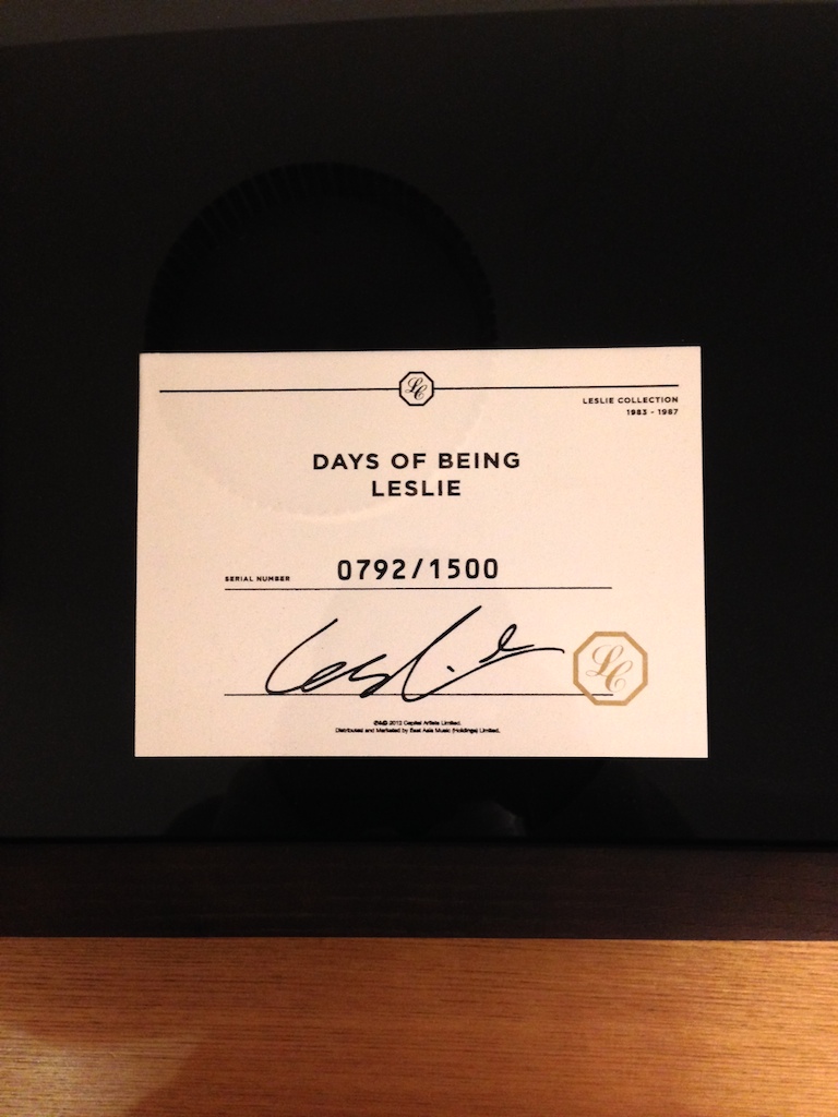 張國榮 - Days of Being Leslie (7CD, 精裝木盒版, No. 792) (SOLD 已售)