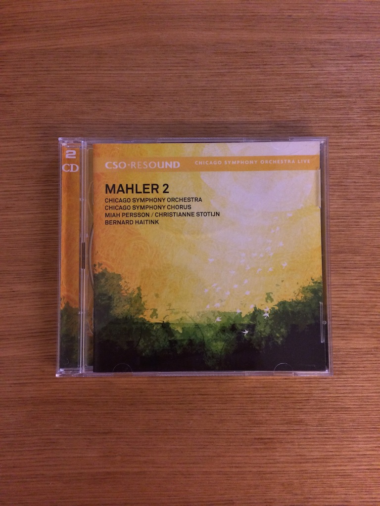 Haitink, CSO - Mahler: Symphony No. 2 (2 CD) (SOLD 已售)