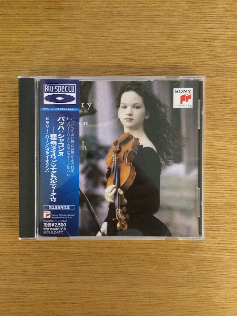 Hilary Hahn - Bach Violin Sonata and Partita (Blu-spec CD, 日版) (SOLD 已售)