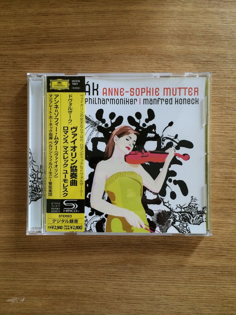 Mutter, Honeck, BPO - Dvořák: Violin Concerto/Romance/Mazurek/Humoresque (SHMCD, 日版) (SOLD 已售)