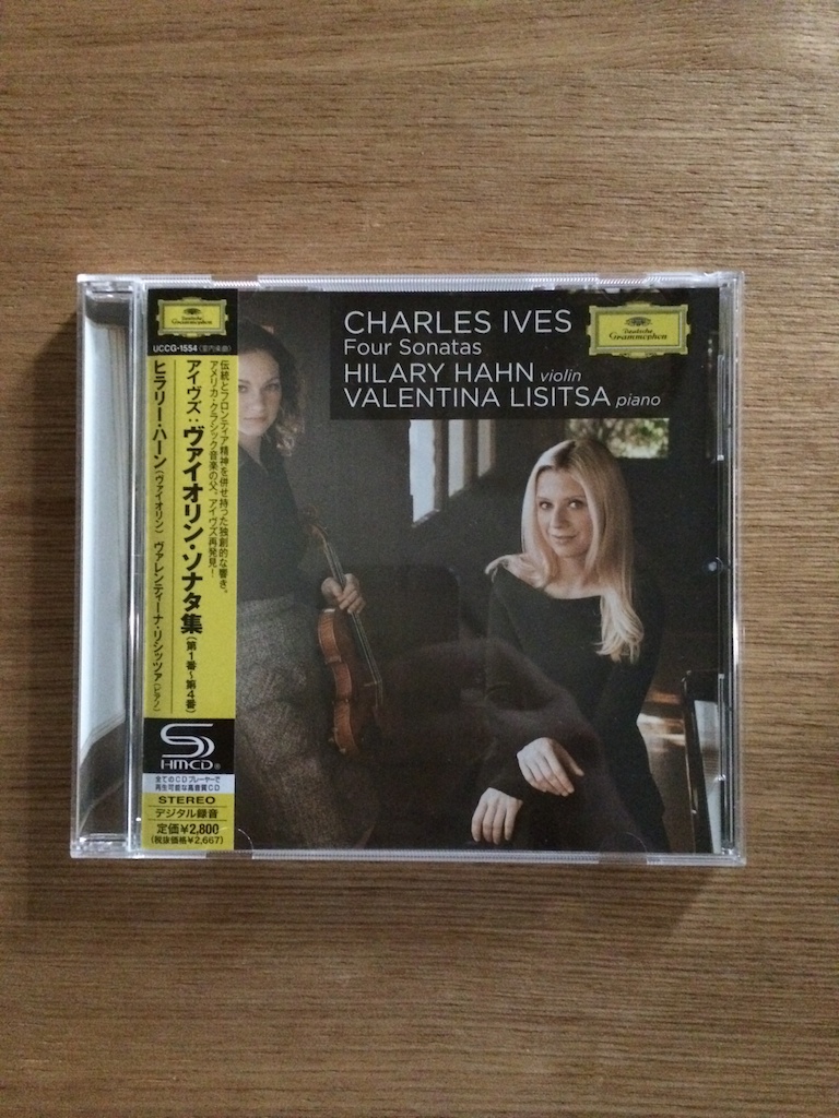 Hahn, Lisitsa: Charles Ives - Four Sonatas (SHMCD, 日版) (SOLD 已售)