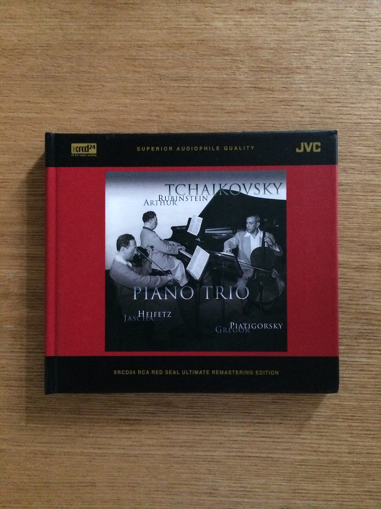Rubenstein, Heifetz, Piatigorsky - Tchaikovsky: Piano Trio (XRCD24, 日版) (SOLD 已售)