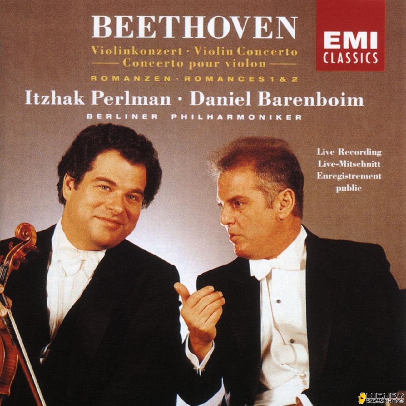 Beethoven - Violin Concerto live - Perlman.jpg