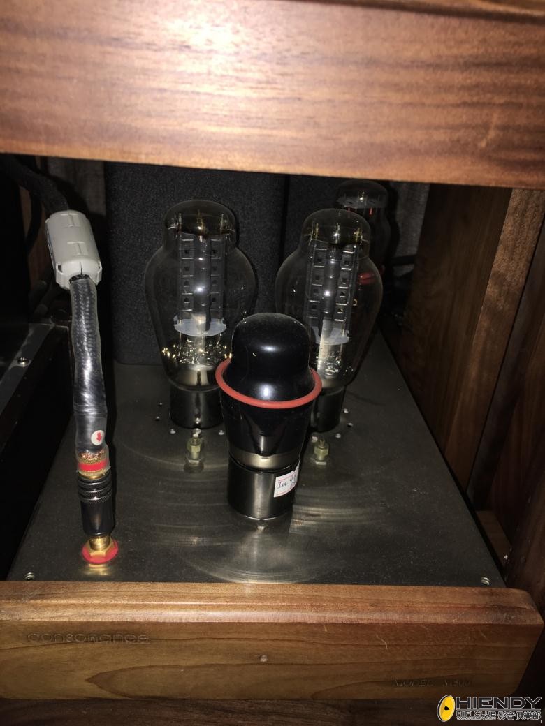 自制的双300B胆单声道后级