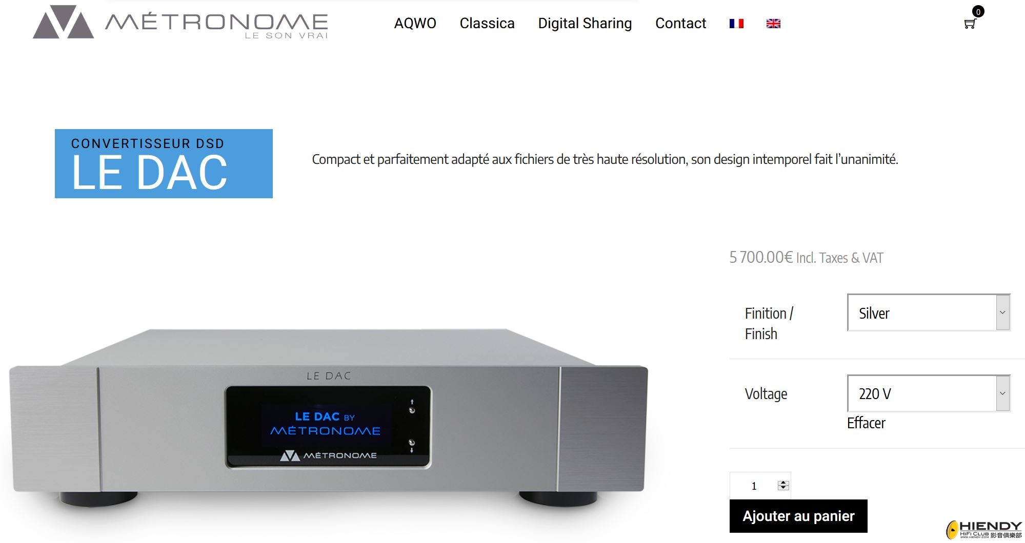 Metronome Technologie Le DAC 文豪 解碼 (Sold) Hiendy二手買賣區 影音