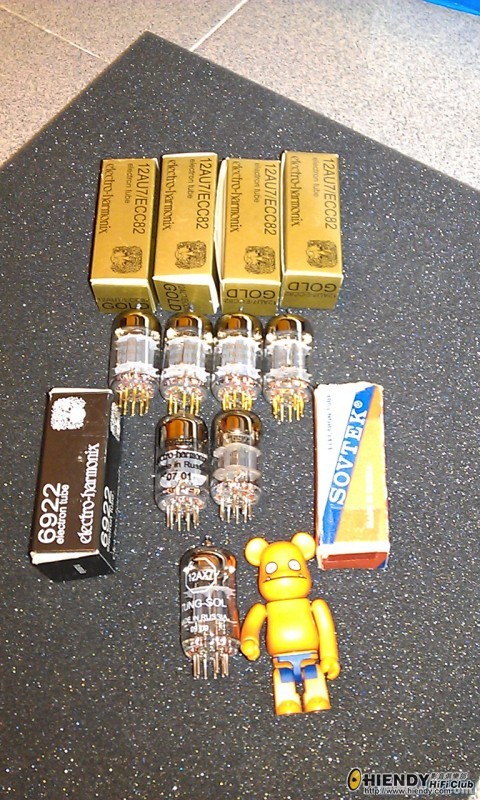 EH 12AU7金腳有四枝每枝$150